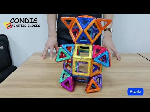 Condis Magnetic Blocks (Magnetische Bausteine) Models- Koala