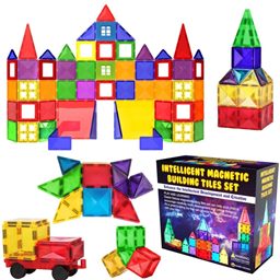 212Tlg Magnetische Bausteine Spielzeug Konstruktionsspielzeug-Sets Bauklötze Toy 